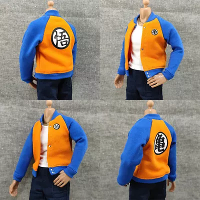Buy 1:6 Scale Goku Sweater Jacket Apparel For 12inch Male Ht Tbl Action Figure  • 17.86£