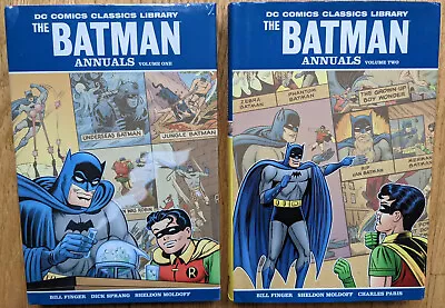 Buy DC Comics Classics Library: The Batman Annuals Volumes 1-2 HC Hardcover Lot NEW • 154.36£