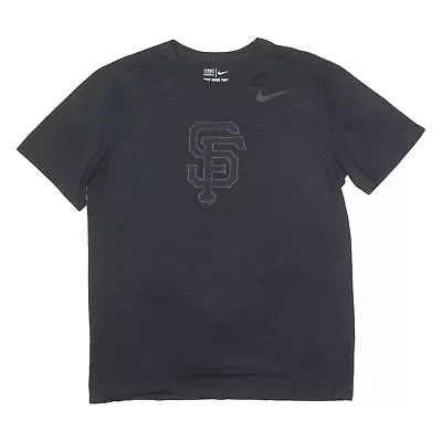 Buy NIKE San Francisco Giants Baseball Mens T-Shirt Black USA L • 13.99£