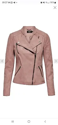Buy Leather Look Jacket SIZE 38 • 20£