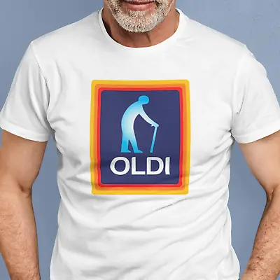 Buy Oldi Man T-Shirt Top - Novelty Joke Old Elderly Birthday Christmas Father's Day • 8.99£