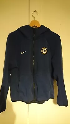 Buy Nike Mens Chelsea Tech Fleece Rush Blue Full Zip Hoodie Size M (AH5198 495) • 15£