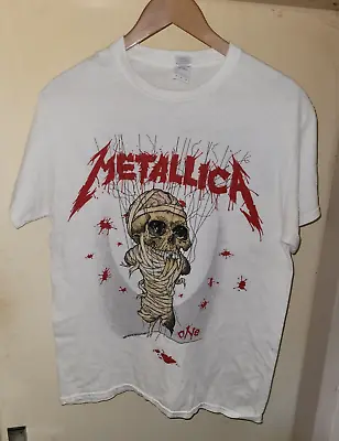 Buy Metallica One T Shirt Size M Pushead Thrash Metal Big Four Classic Double Sided • 15.99£