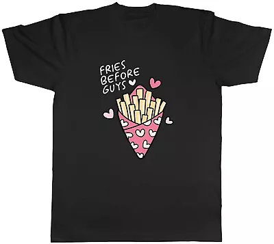 Buy Mens T Shirt Funny Valentines Fries Before Guys Unisex Tee Gift • 8.99£