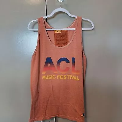 Buy Aviator Nation ACL Texas Music Festival Merch Orange Tank Top Size XL • 48.26£