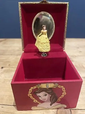 Buy Disney Beauty And The Beast Spinning Music Jewellery  Box 1991 RARE Working • 50£