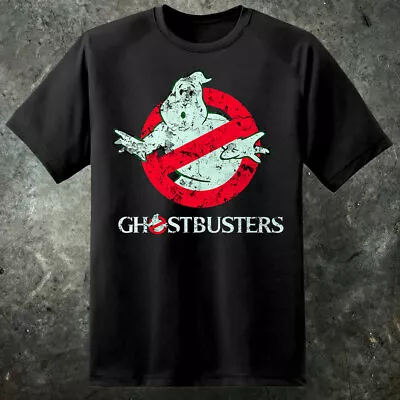 Buy Mens Ghostbusters Movie Logo T Shirt Slimer Funny Proton Pack Movie Film Retro • 19.99£