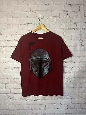 Buy Star Wars Mandalorian Graphic Print T Shirt Short Sleeve Men’s Size Medium • 12£