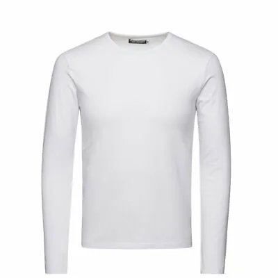 Buy Jack & Jones Premium Plain Long Sleeve T Shirts Black S - XXL BNWT • 12.99£