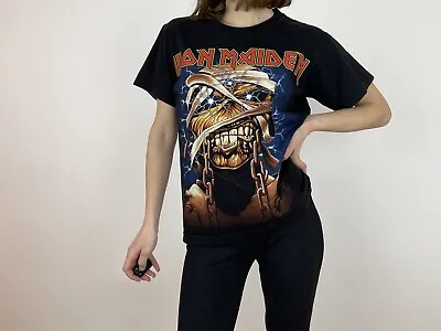 Buy Vintage Iron Maiden Shirt Tee Rock Of The T-shirts Womens • 21.79£