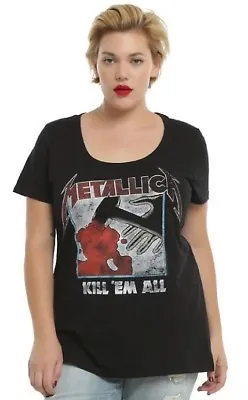 Buy Torrid METALLICA KILL 'EM ALL Women's Girls Plus Size T-Shirt NEW 100% Authentic • 28.34£