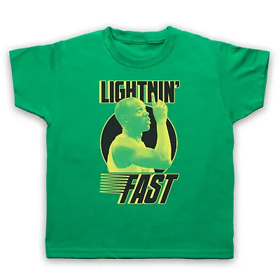 Buy Lightning Fast Usain Bolt Unofficial Iconic Sprinter Kids Childs T-shirt • 16.99£