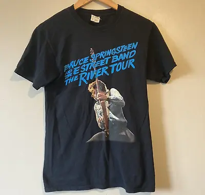 Buy Bruce Springsteen Tour T-Shirt 2016 The River Concert Small Black • 19.95£
