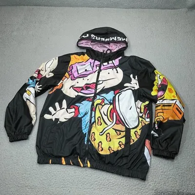 Buy Members Only Jacket Womens Large Windbreaker Nickelodeon Rugrats All Over Print • 27.47£