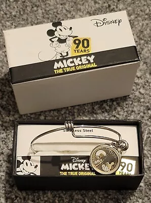 Buy Disney Mickey Mouse  90th Bangle Bracelet • 18.99£
