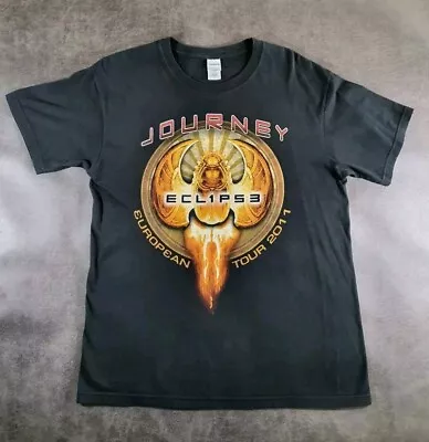 Buy Journey Eclipse Rock T Shirt European Tour 2011 T Mens/Unisex Sz L Rare Print  • 19.99£