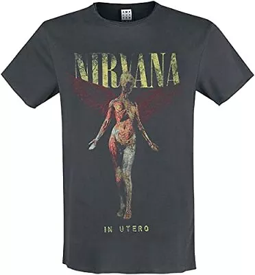 Buy NIRVANA - Nirvana In Utero Colour Amplified Vintage Charcoal Xx Large  - K600z • 22.89£