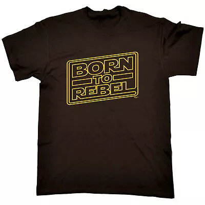 Buy Born To Rebel - Mens Funny Novelty Gift Tee Top Shirts T Shirt T-Shirt Tshirts • 12.95£