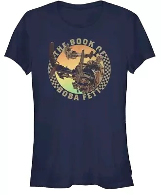 Buy Star Wars The Book Of Boba Fett T-shirt.Navy Medium • 10.99£