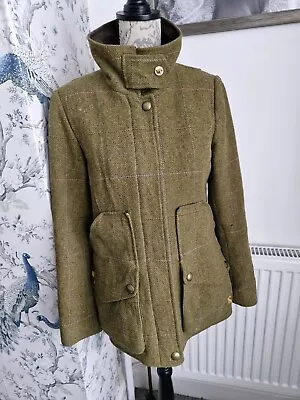 Buy Joules Tweed  Fieldcoat  Check Jacket Coat Check Size 12 Spring 💐 • 42.95£