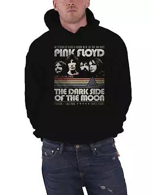 Buy Pink Floyd Dark Side Of The Moon Retro Stripes Hoodie • 29.95£