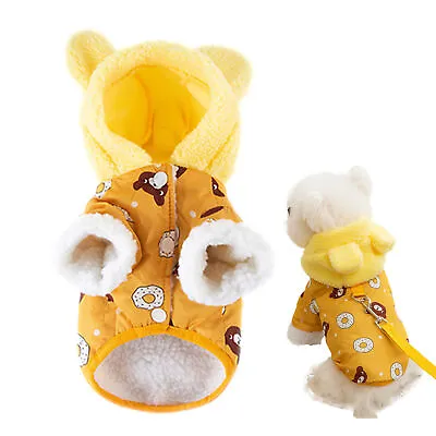 Buy New Pet Warm Dog Cat Winter Coat Hoodie Puppy Clothes Winter Sweater Christmas  • 14.59£