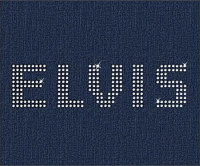 Buy ELVIS Rock And Roll Diamante Transfer Hotfix Iron On T-shirt Rhinestone Motif • 4.99£