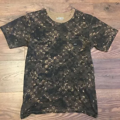 Buy Brown Vans Off The Wall T-shirt Size Medium Short Sleeve Round Neck • 0.99£