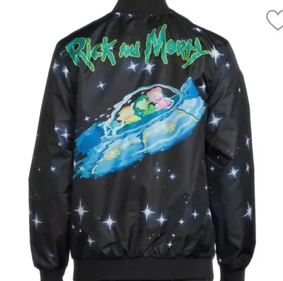Buy Rick And Morty Adult Swim Jacket Medium New Blue Collectable • 39.95£