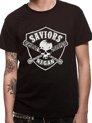 Buy THE WALKING DEAD- SAVIORS NEGAN CREST Official T Shirt Mens Licensed Merch New • 17.75£