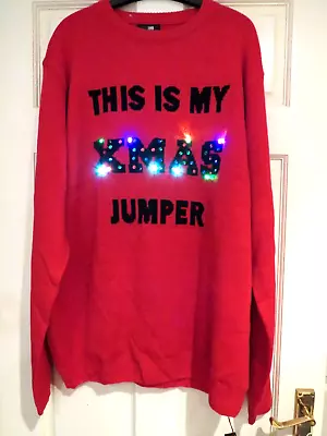 Buy BNWT - Men's Jacamo Light Up Christmas Jumper Size 1XL - Xmas Jumper 1XL • 29.99£