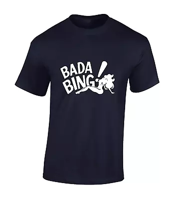 Buy Bada Bing Strip Club Mens T Shirt Gangsters Stripper Retro Tv Cool Design Top • 7.99£