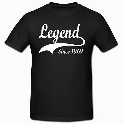 Buy Legend Since ( Any Year) T-Shirt, Funny  Novelty Men's Tee Shirt,SM-2XL,any Date • 9.99£