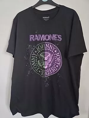 Buy Official Ramones Cotton Rock Metal Concert Tee Casual Men's Band T-shirt • 3.99£