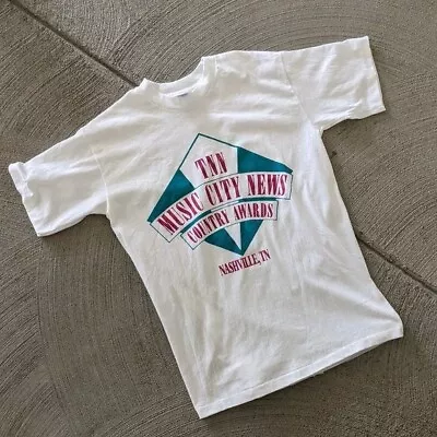 Buy Retro 80s TNN Music City News Country Awards Nashville TN T-shirt Size Large • 33.15£