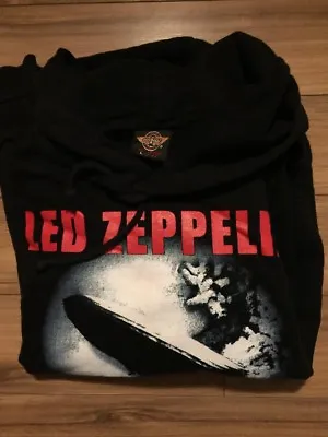 Buy Led Zeppelin Hoodie Black Red 180 Grams • 37.74£