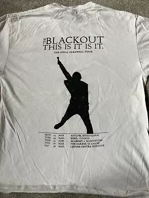 Buy The Blackout ‘This Is It Is It’ Final Farewell Tour 2015 T-shirt • 12£