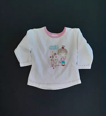 Buy Baby Girls Next Cotton Double Trouble Long Sleeve T-Shirt Age 6-9 Months • 7£