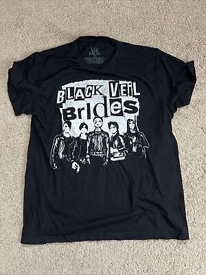 Buy Black Veil Brides Hot Topic Gothic Rock Band Hot Topic Shirt Size Medium M • 14.13£