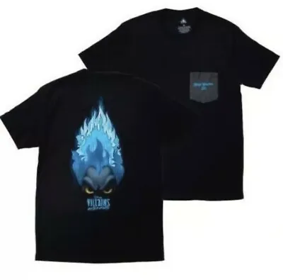 Buy Disney Magic Kingdom Villains After Hours 2020 Hades T Shirt Small S Black NWT • 23.21£