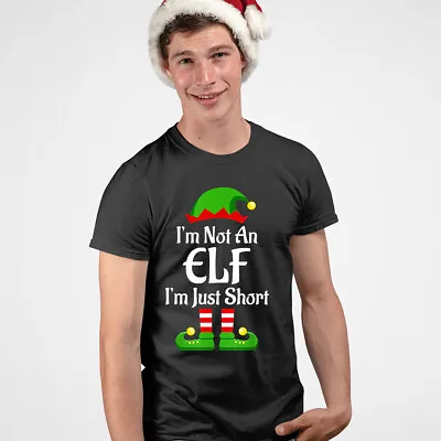 Buy I'm Not An Elf I'm Just Short Christmas Gift Family Christmas T Shirt #MC#111 • 9.99£