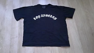 Buy Mens Black 'Los Angeles' T-Shirt, BooHooMan, Size S • 5£