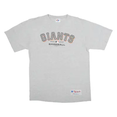 Buy MAJESTIC San Francisco Giants Oversized Fit Mens T-Shirt Grey USA M • 6.99£