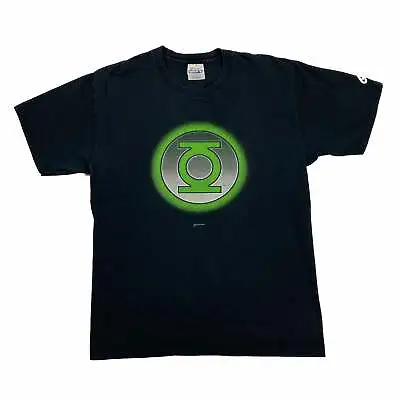 Buy Hanes Graphitti DC Comics GREEN LANTERN Superhero Logo Graphic T-Shirt Medium • 49.99£