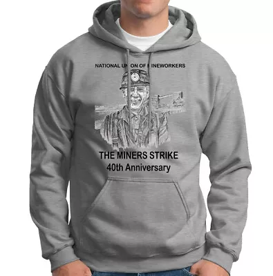 Buy Miners National Union Of Mineworkers 40th Anniversary Unisex Mens Hoody #6NE Lot • 3.99£