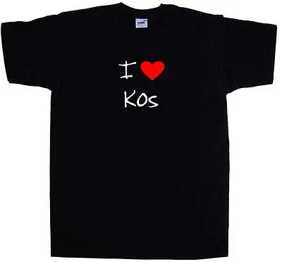 Buy I Love Heart Kos T-Shirt • 8.99£