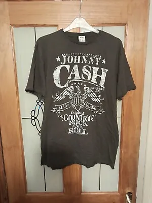 Buy Amplified Johnny Cash T Shirt Size Large Pre-owned Good • 10£