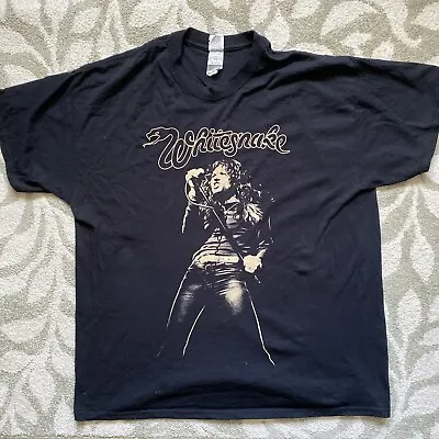Buy Whitesnake Vintage Print T-Shirt Men’s Size XL - Black Gildan 100% Pure Cotton • 14.95£