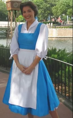Buy Nwot Womens Disney Princess Beauty And The Beast Belle Blue Dress Rare • 191.80£