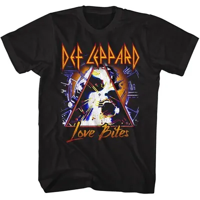 Buy Def Leppard Love Bites Adult T Shirt Metal Music Concert Tour Merch • 40.90£
